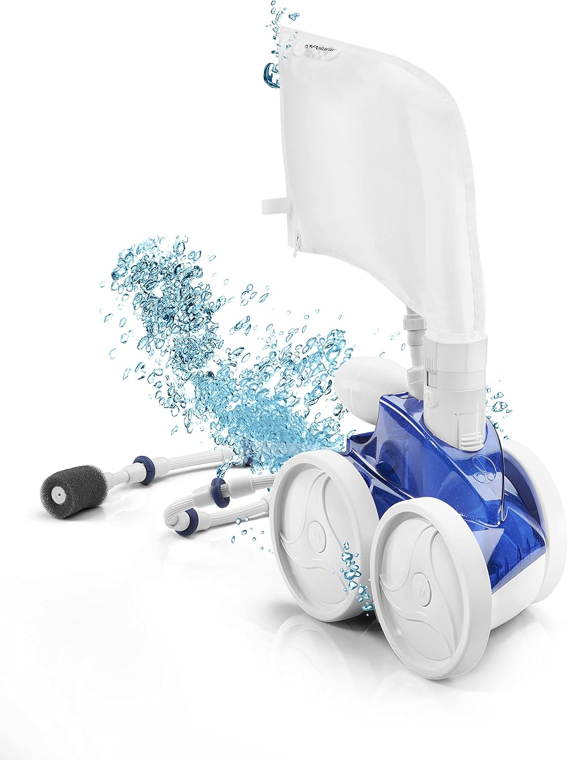2025 Vac-Sweep 380 Pressure Inground Pool Cleaner, Triple Jet Powered, 31ft of Hose with a Single Chamber Debris Bag