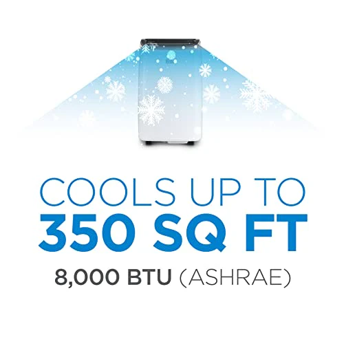 2025 8,000 BTU Portable Air Conditioner up to 350 Sq.ft with Remote Control