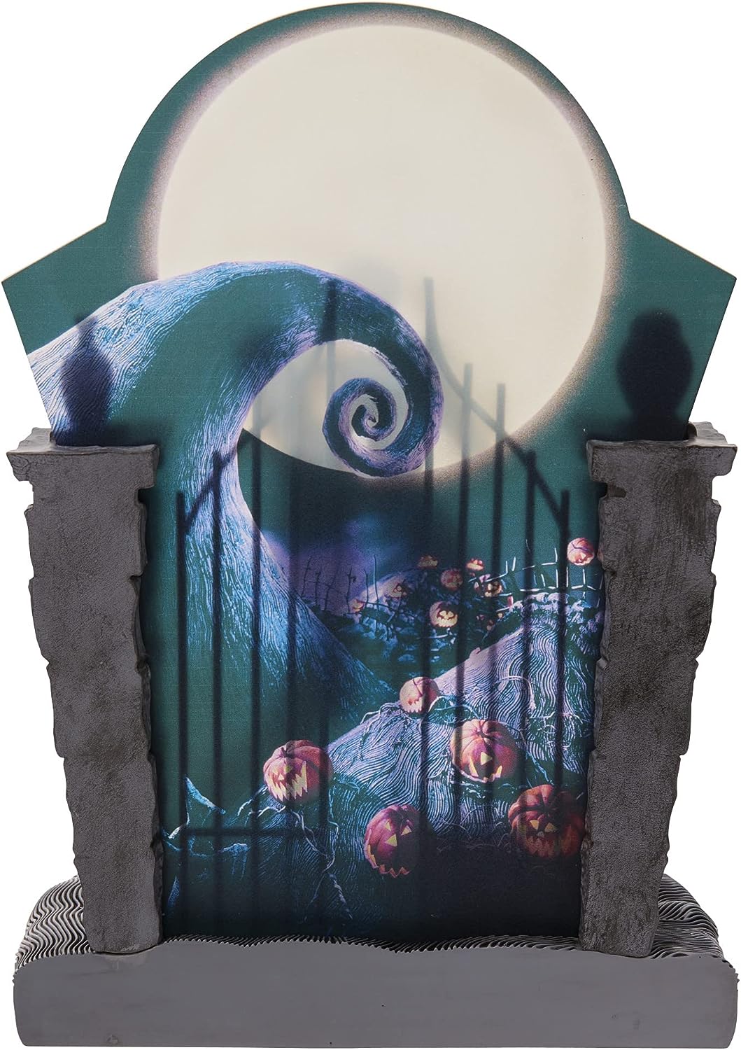 2025 Nightmare Jack and Sally Dancing Light Statue, 9