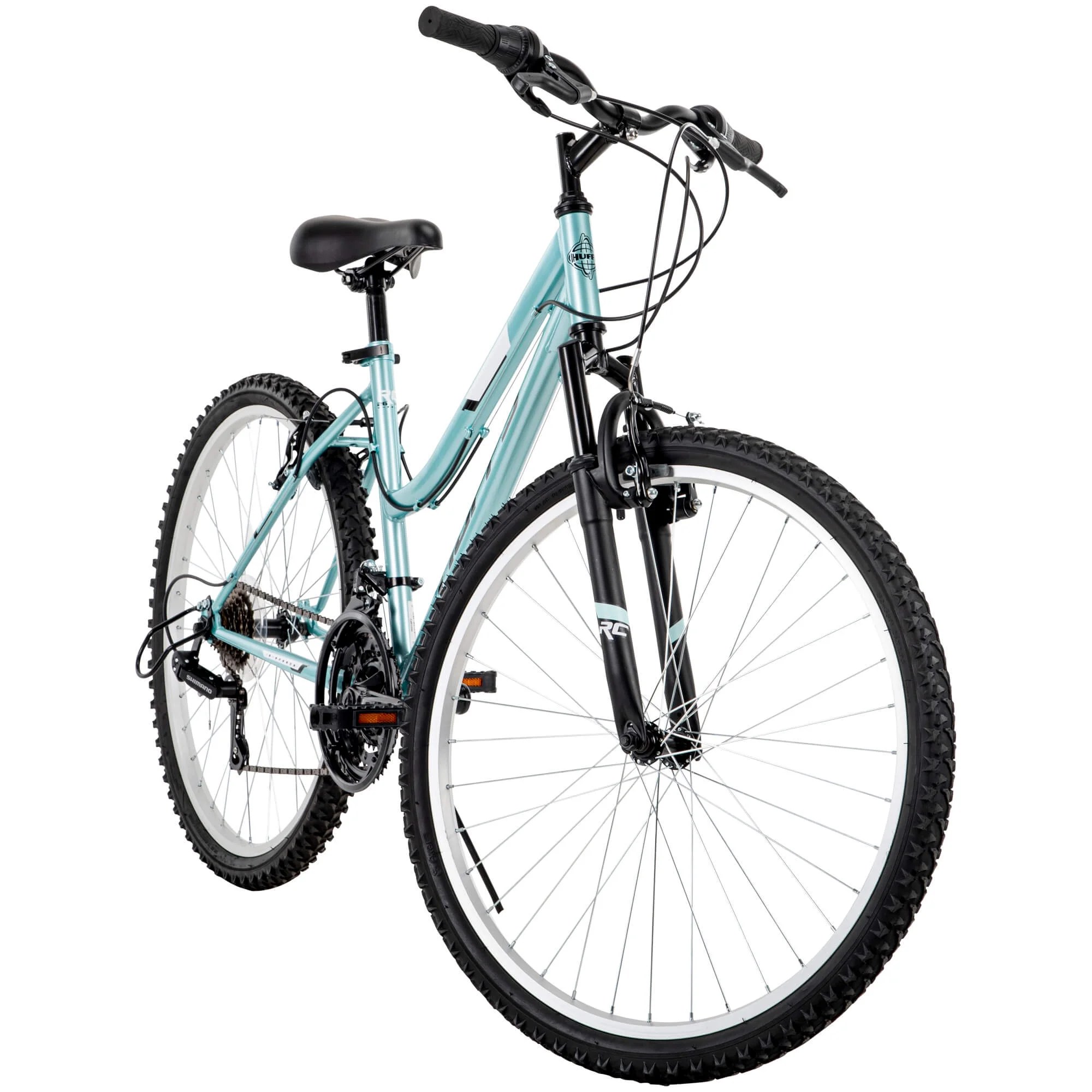 Huffy 26′′ Rock Creek Mountain Bike, Fits Riders 5’0′′+, Mint, Adult, Women’s