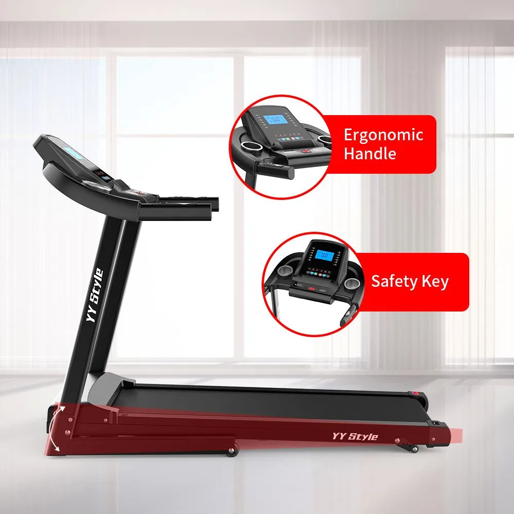 YY Style Folding Treadmills for Home with 265Lb Capacity Bluetooth and Incline