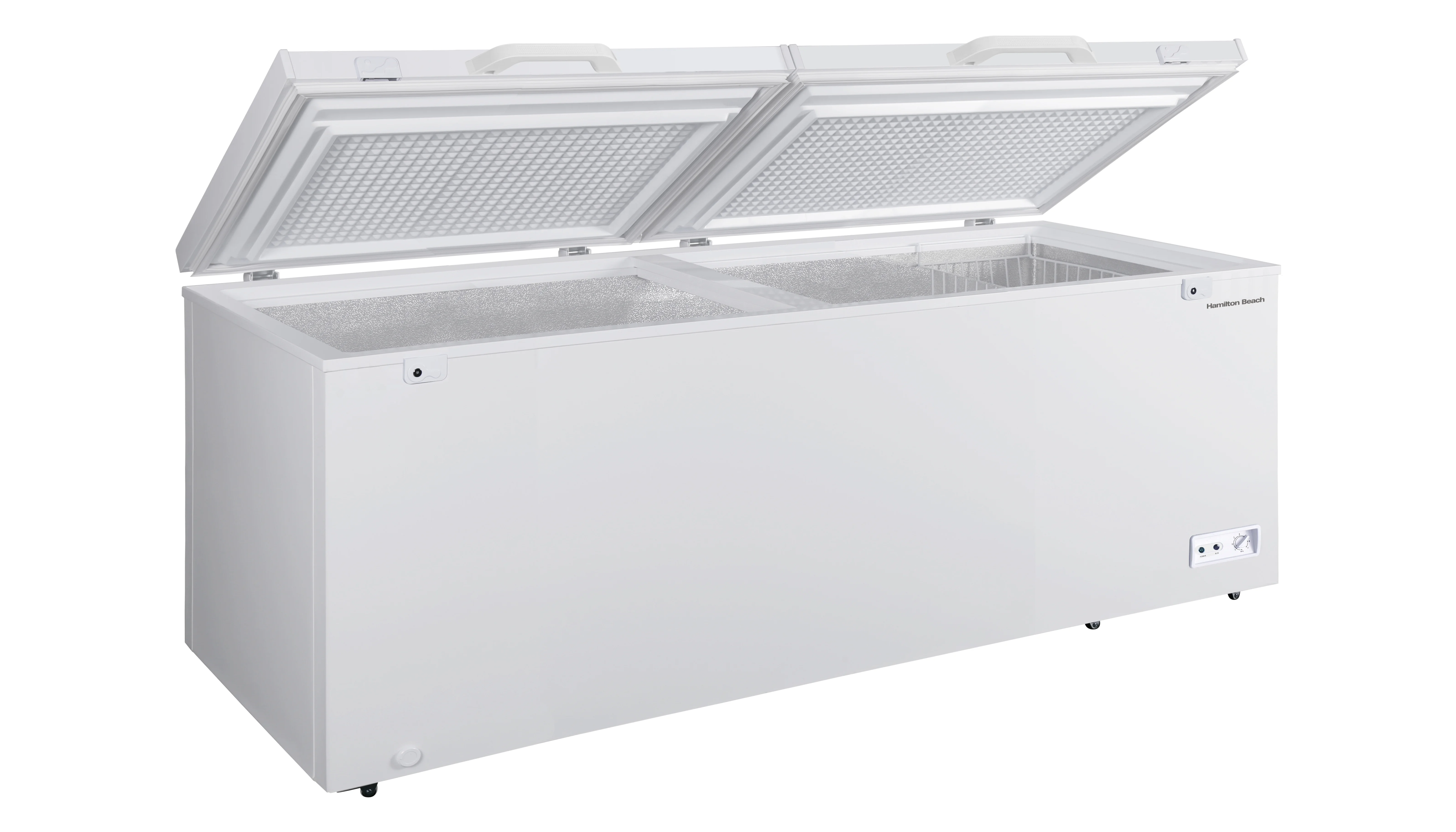 2025 Hamilton Beach 21 Cu. ft. Chest Freezer, Double Doors, HZ9212, White