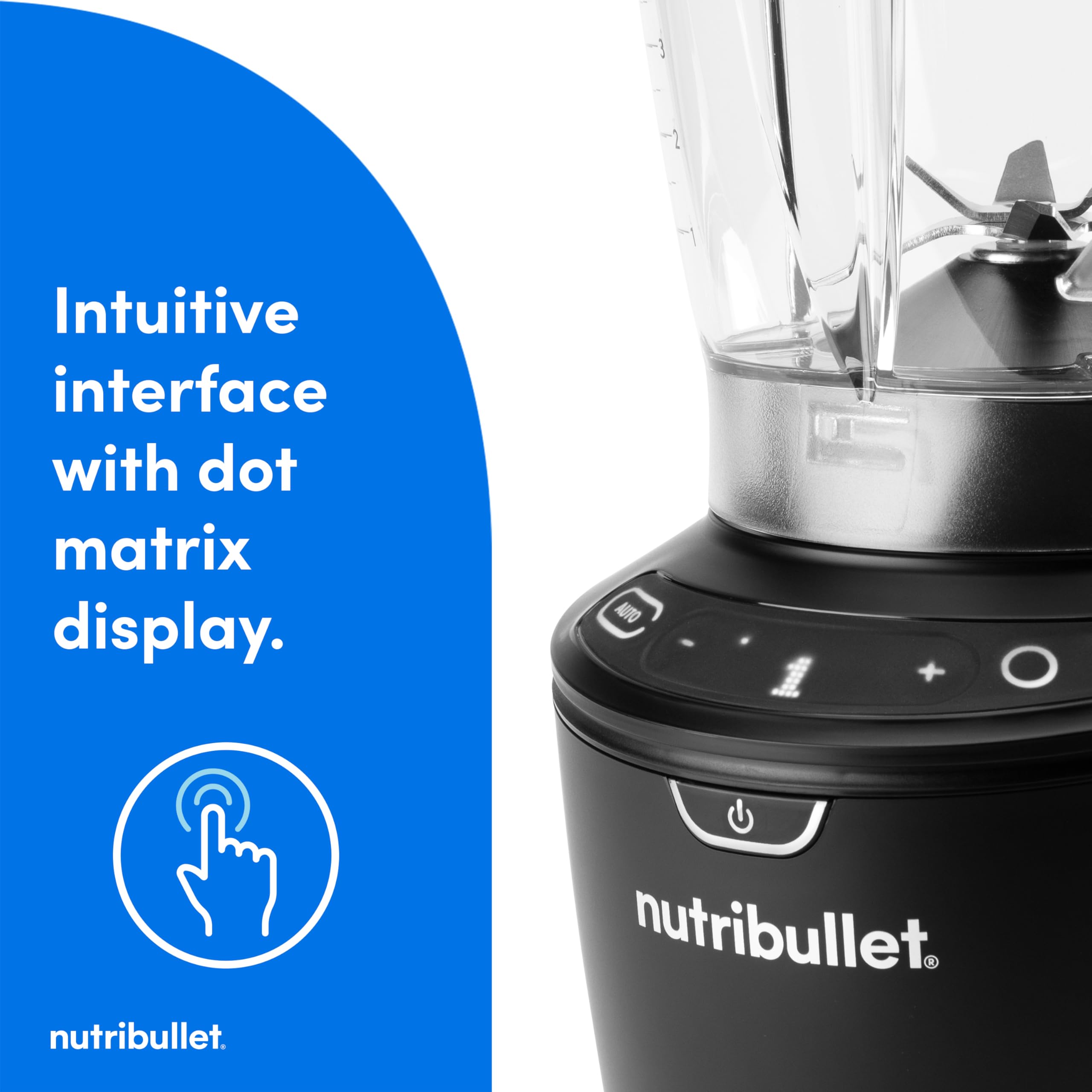 nutribullet SmartSense Blender Combo, 1400 Watt Gunmetal