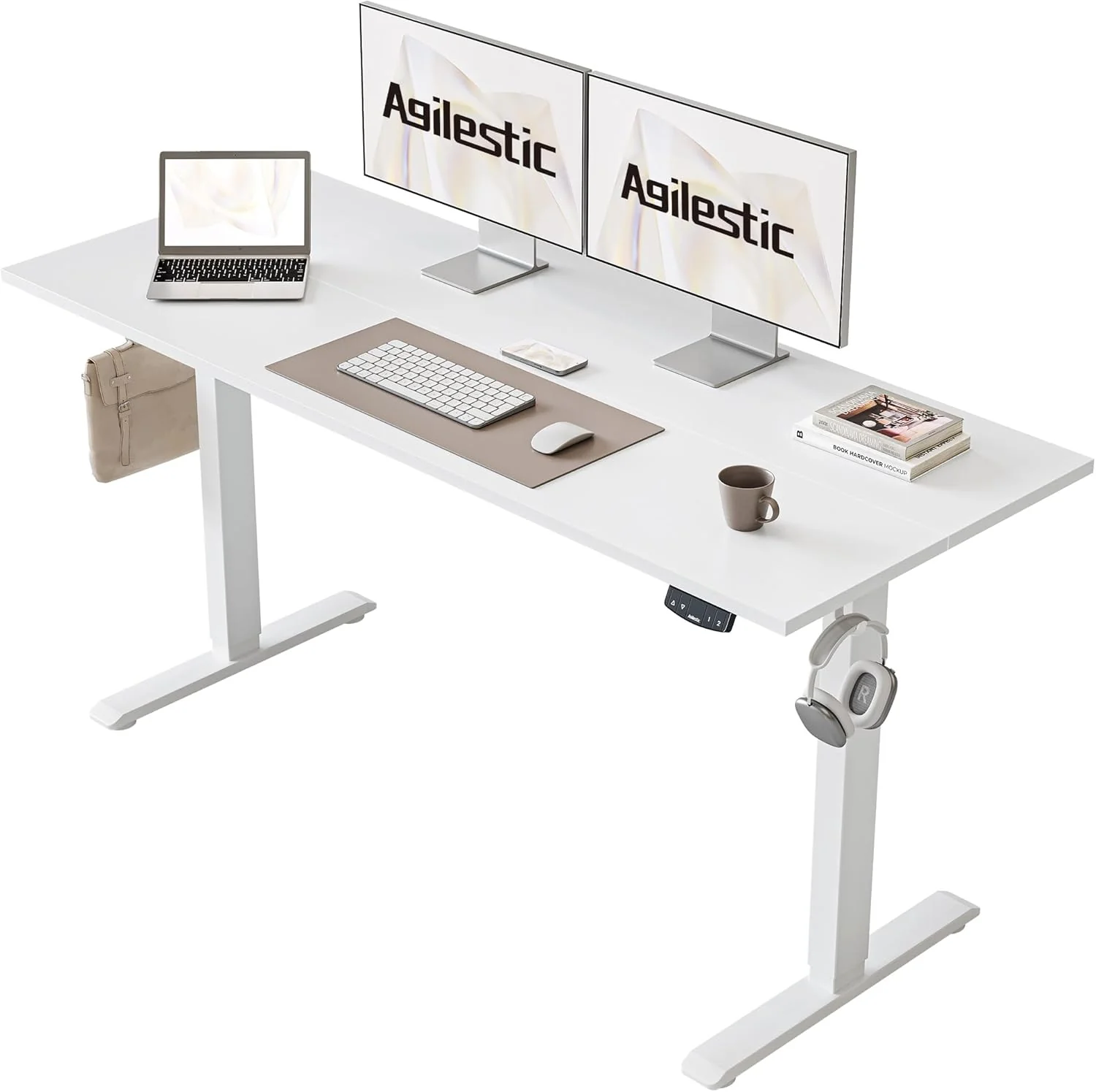 Electric Standing Desk 48 x 24 Inches Height Adjustable Desk