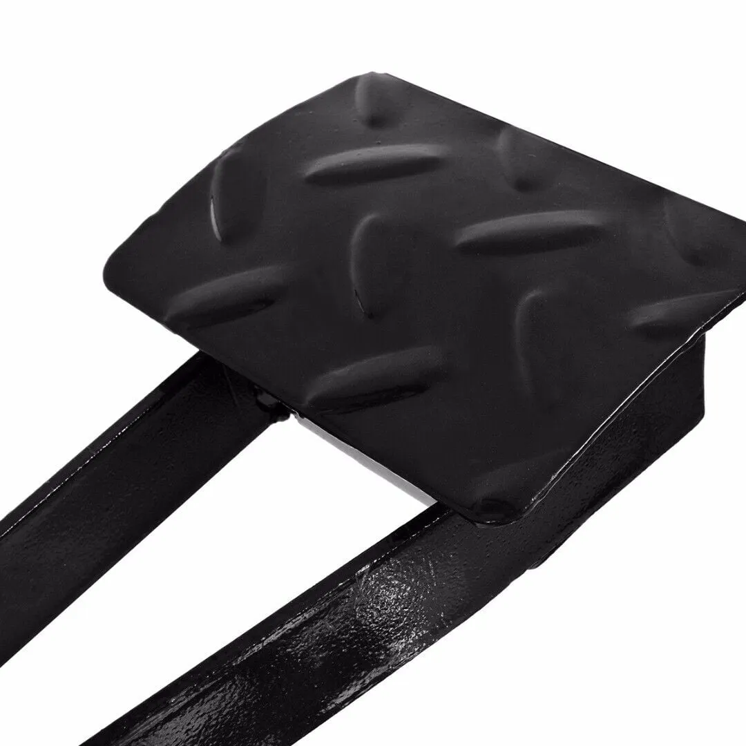 Hydraulic Car Transmission Jack Vertical Lift,1660 Pounds,360掳Rotating Wheel Lift,Red