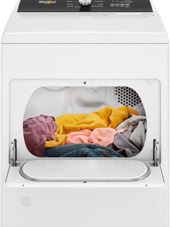 2025 Whirlpool – 7.0 Cu. Ft. Gas Dryer with Moisture Sensing – White