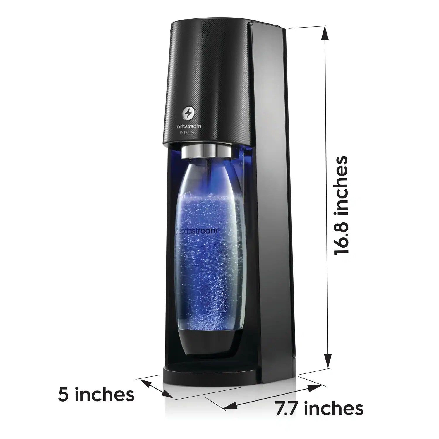 SodaStream – E-TERRA  Sparkling Water Maker – Black