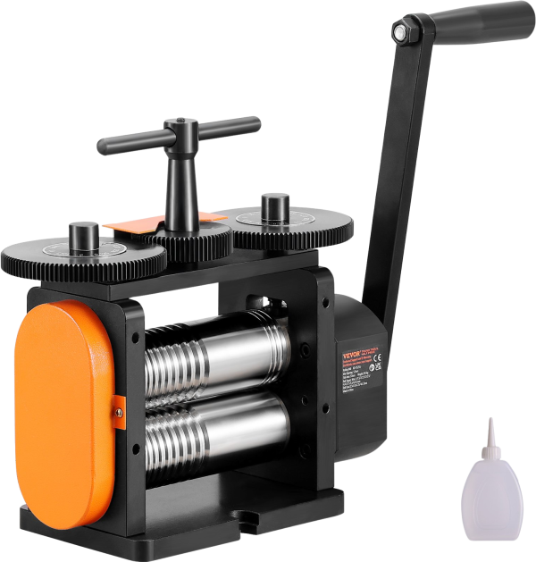 Rolling Mill Jewelry Machine 3-in-1 Multi-Function 57mm Max Width New