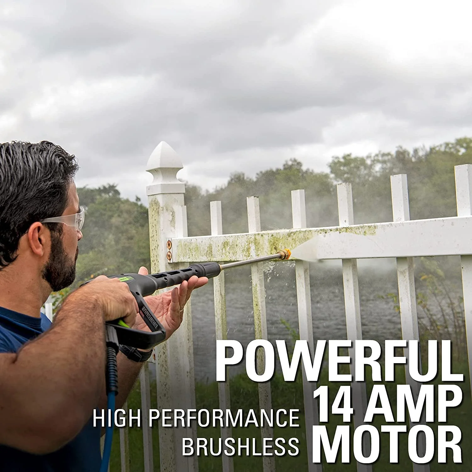 2025 Greenworks 2300-PSI 14 Amp 2.3-GPM Brushless Pressure Washer GPW2300 5118002VT