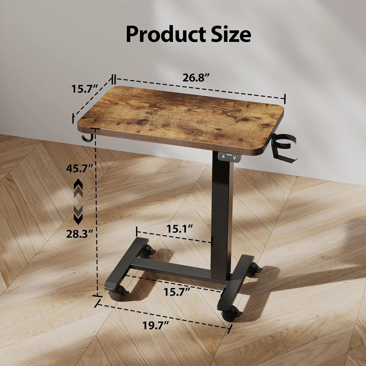 Electric Standing Desk 48 x 24 Inches Height Adjustable Desk