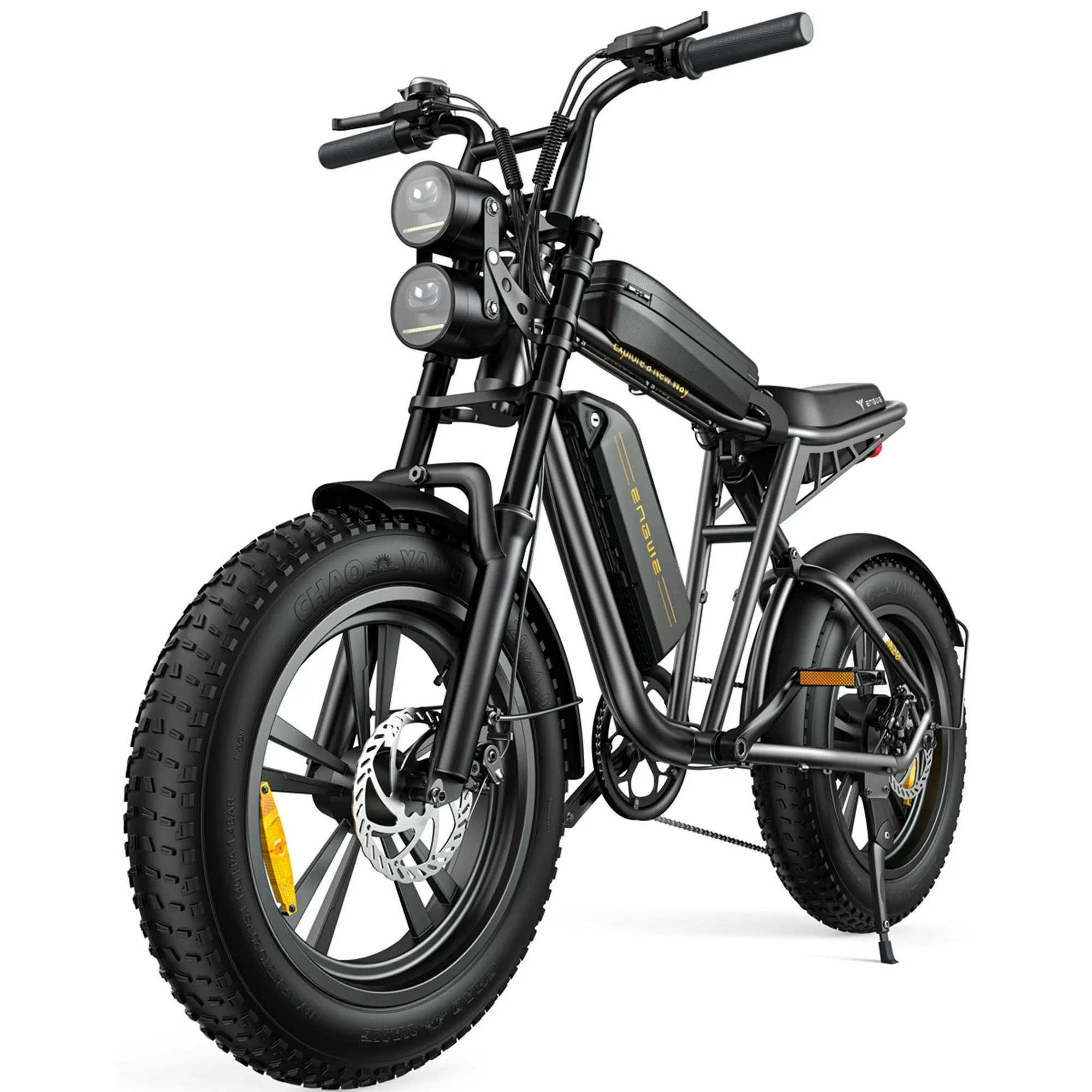 AKEZ Electric Bike for Adults – 1000W 28mph Moped Ebike with 48V 13A Removable Battery, Up to 94 Miles All Terrain Off Road E-Bike with 20*4.0′′ Fat Tire,Full Suspension,7-Speed UL Certified