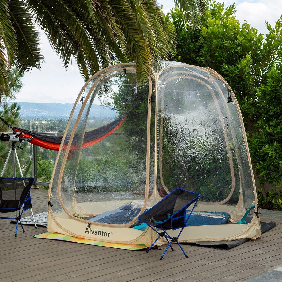 Bubble Tent Pop Up Gazebo, 8-10 Person Igloo Dome Garden Patio Canopy Shelter