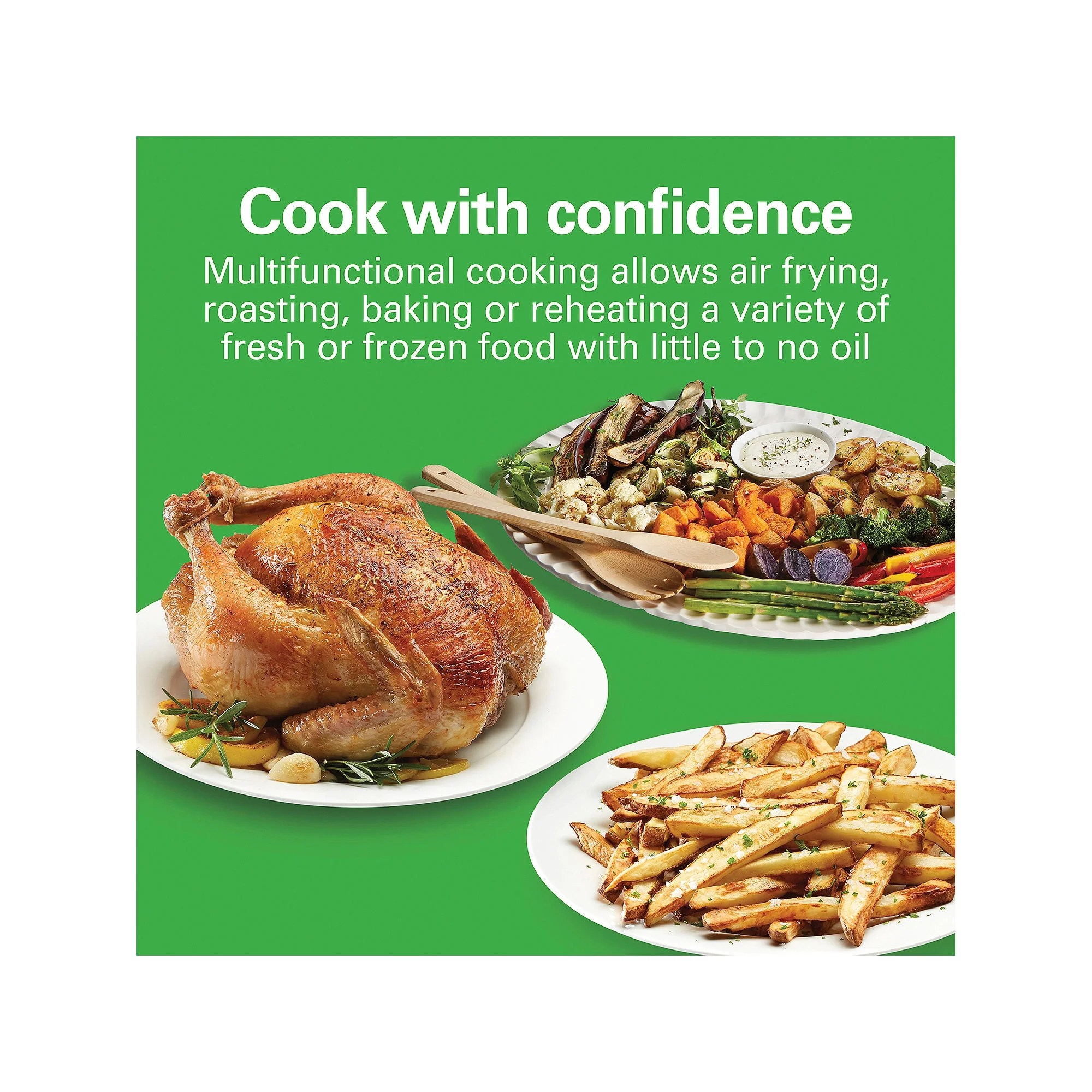 Hamilton Beach Digital Air Fryer, 5.8 Quart Capacity, Nonstick, Stylish Stainless Steel, 35075