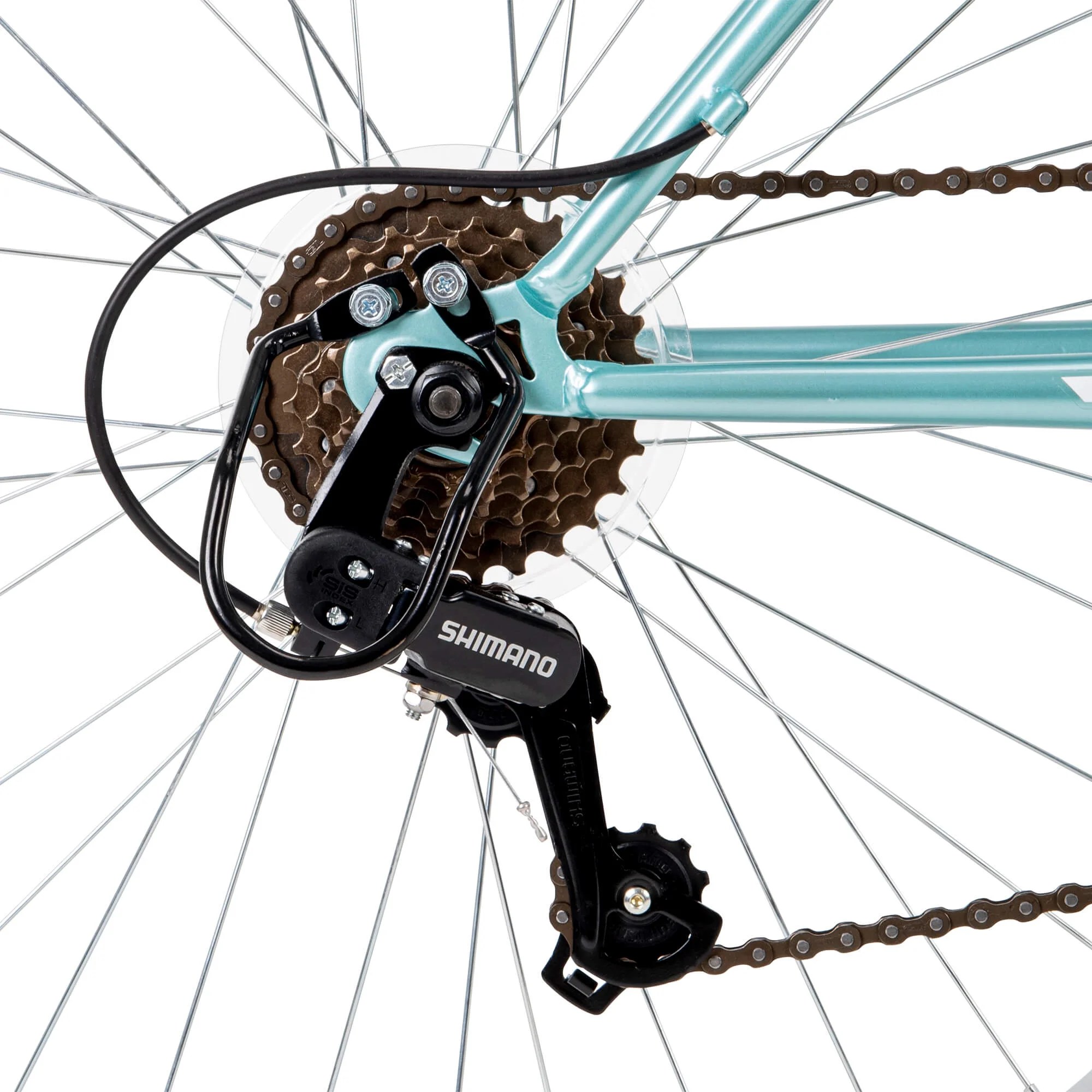 Huffy 26′′ Rock Creek Mountain Bike, Fits Riders 5’0′′+, Mint, Adult, Women’s