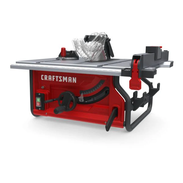 10-in Carbide-tipped Blade 15 Portable Jobsite Table Saw with Folding Stand