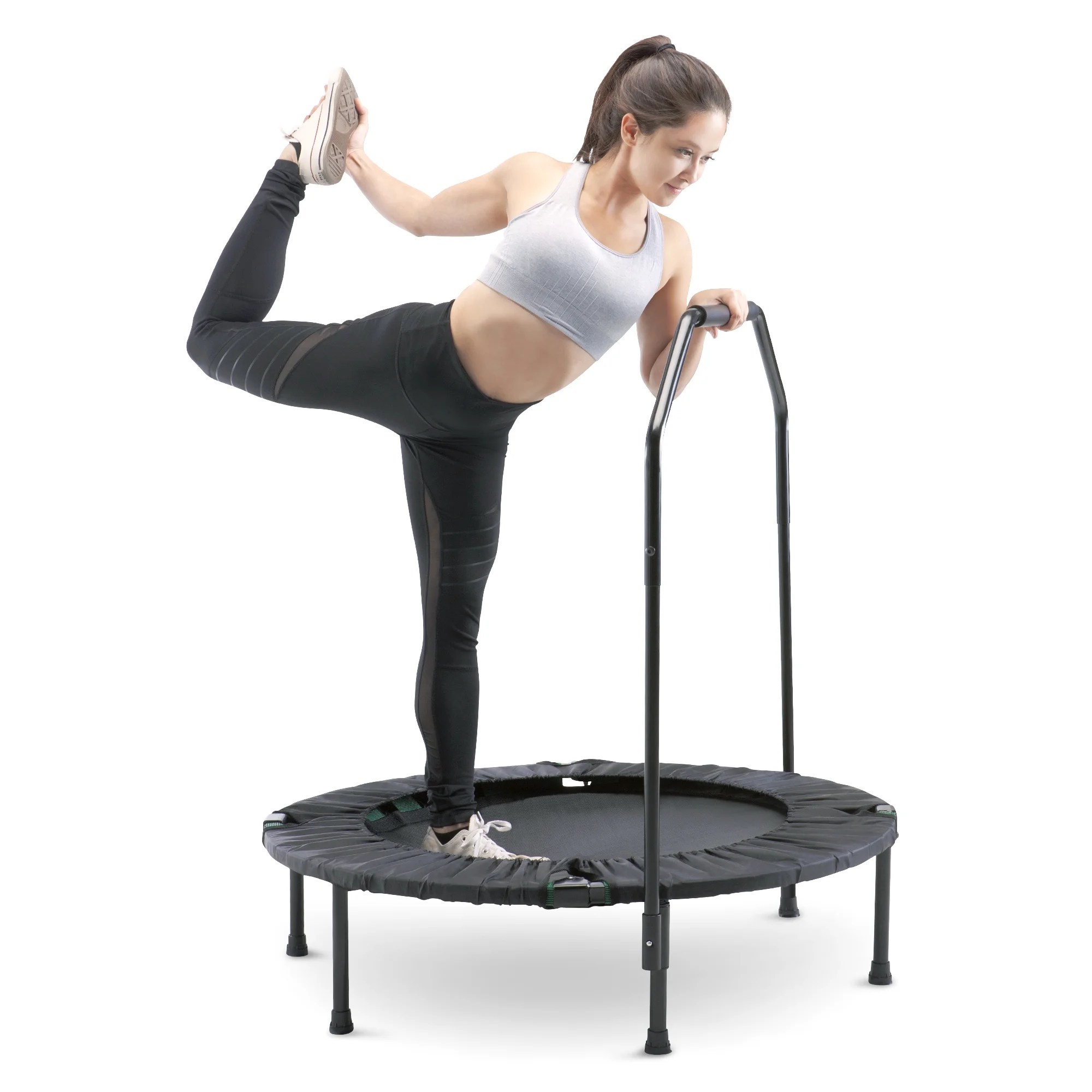 Marcy 40-Inch Trampoline Cardio Trainer, with Handrail ASG-40