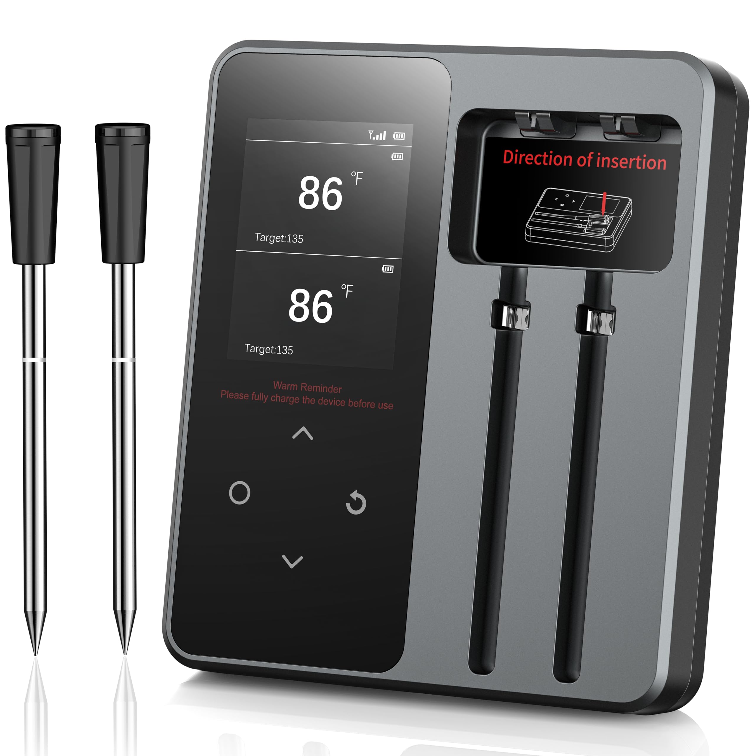 AYMDKI Wireless Meat Thermometer with App Control