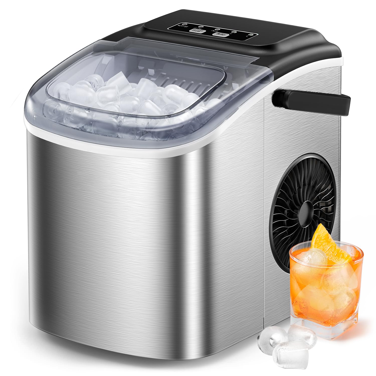 Ice Maker Countertop Silonn Chewable Pellet Ice Machine