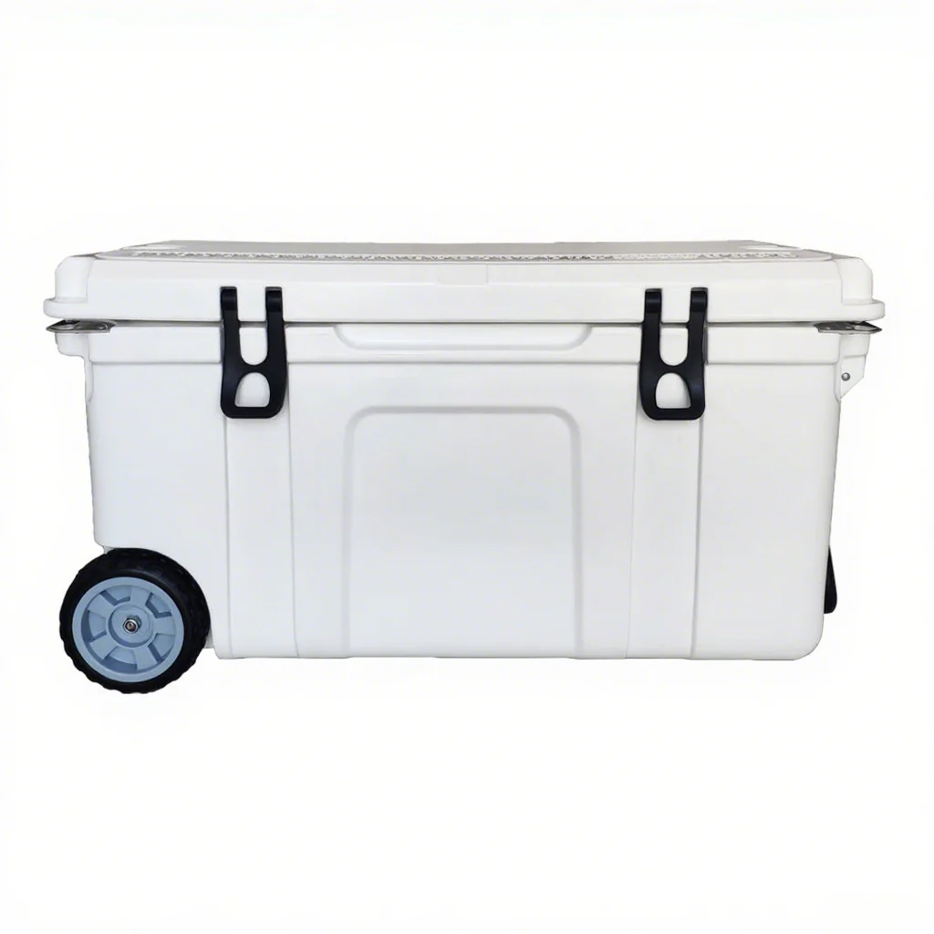 79 Quart Rolling Ice Chest Cooler Camping Insulated Lockable