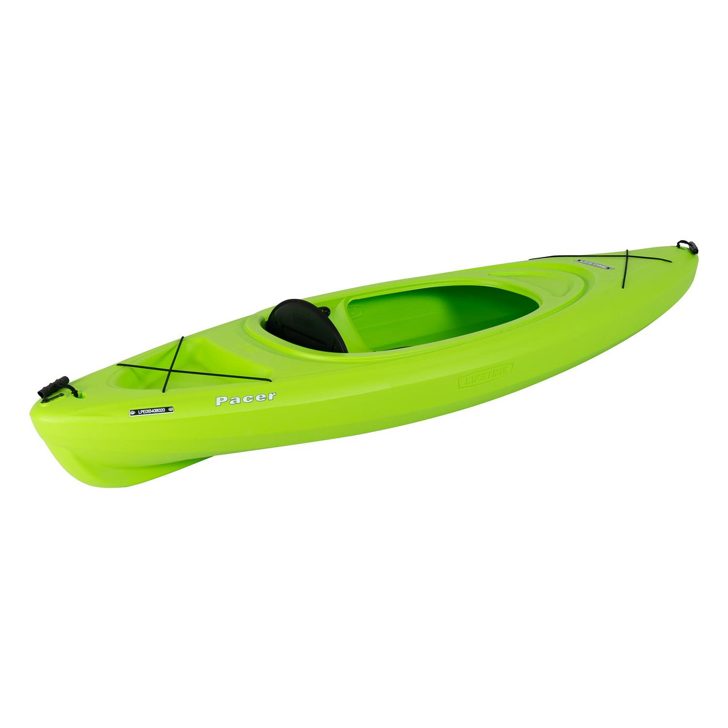 Lifetime Pacer 8 ft Sit-In Kayak (Paddle Included), Green