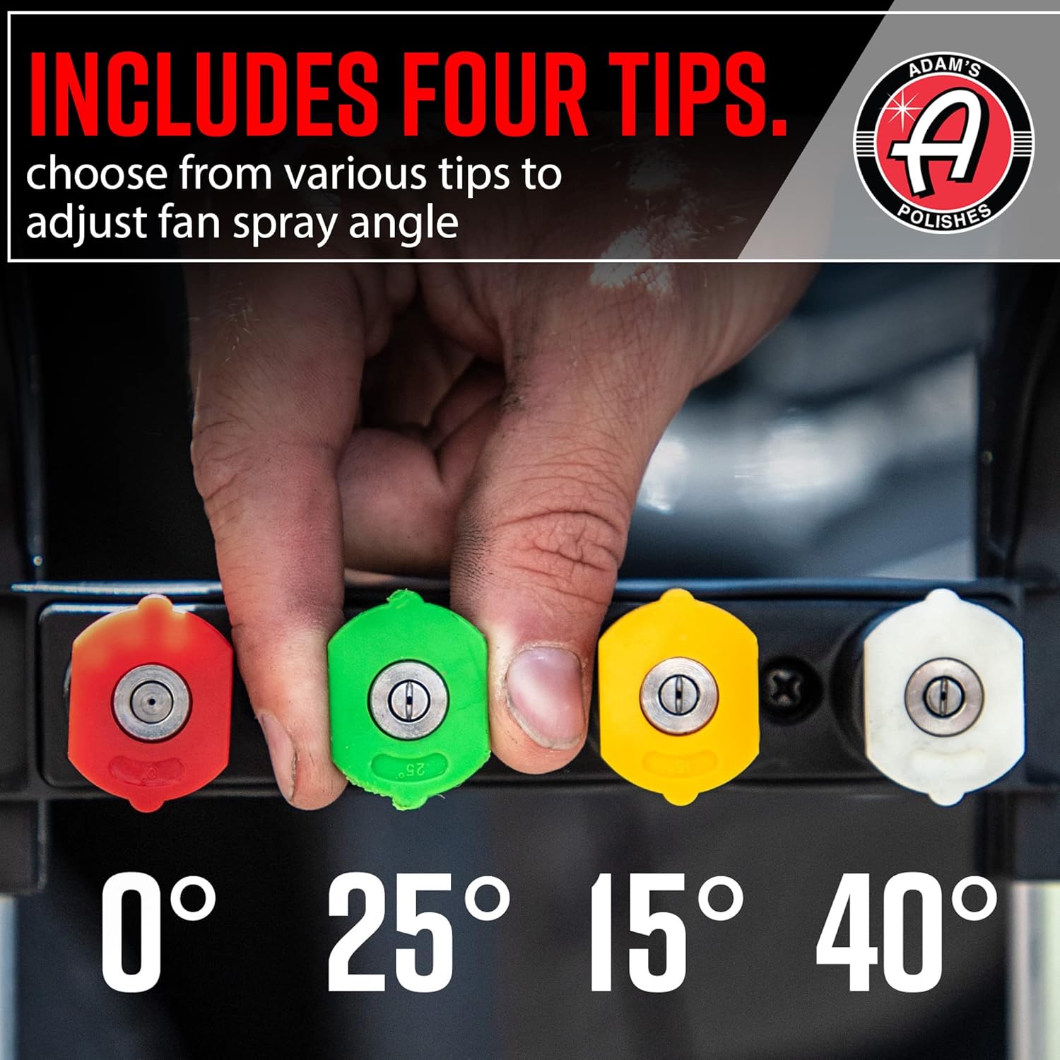 Electric Pressure Washer 2.0, Powerful 1.4 GPM 2000 PSI Car Pressure Washer Sprayer, Snub Nose & Tip Attachment, Use,Car Soap, Patio Boat RV Motorcycle Car Garage Deck Adam's Polishes