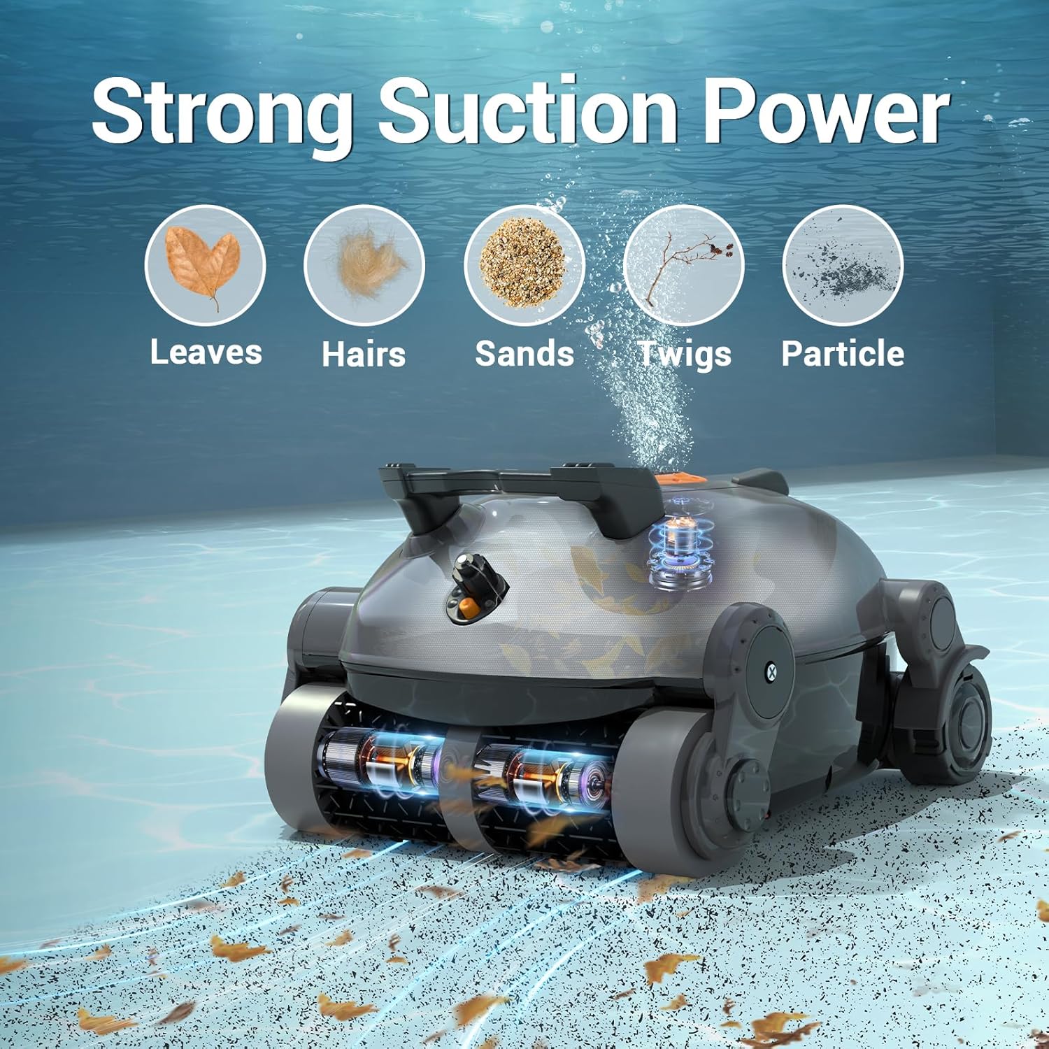 Pivot Cordless Robotic Pool Cleaner – Wall Climbing