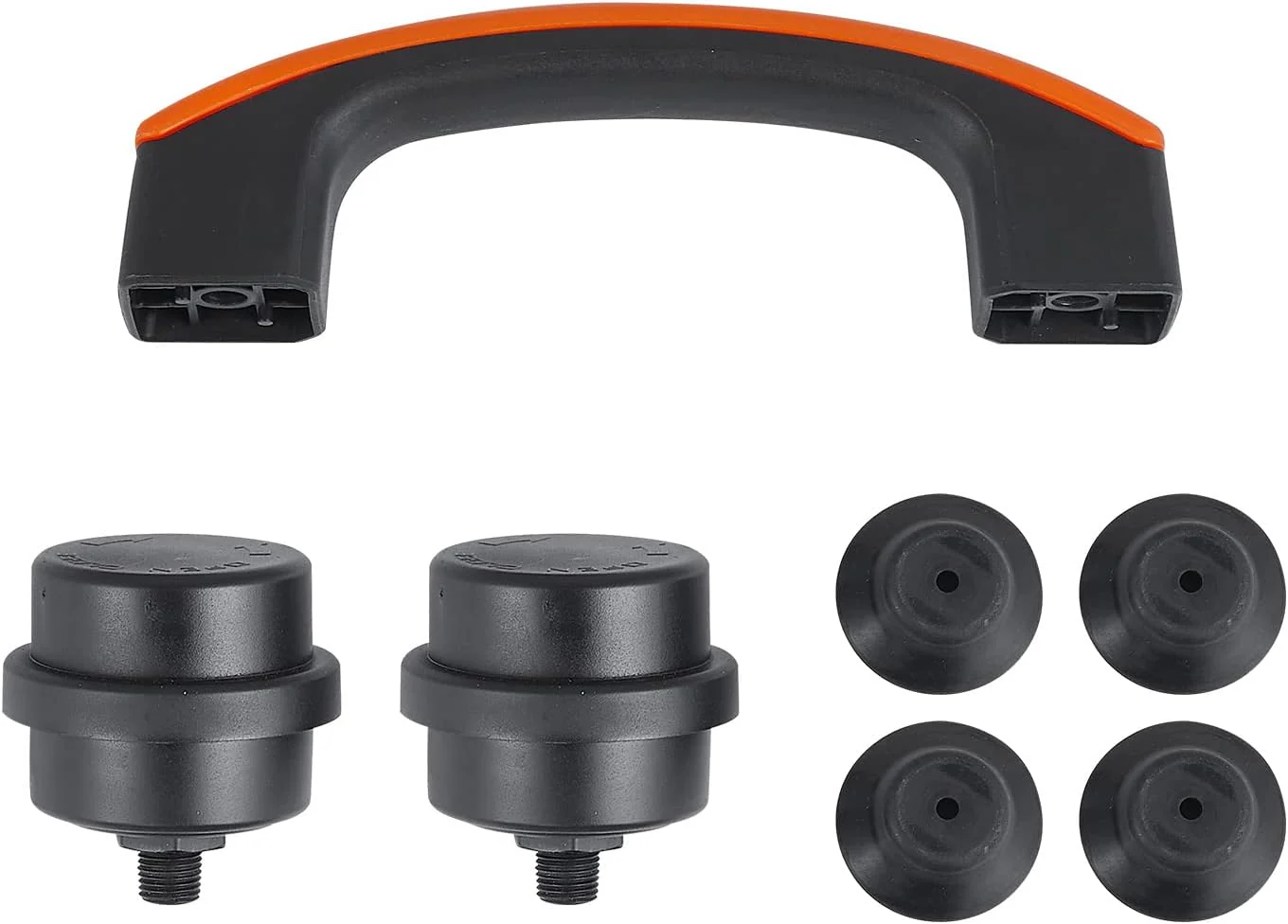 4.8-gallon air compressor, 1.2 horsepower, 2.2 cubic feet per minute (at 90 pounds per square inch pressure), oil-free air compression tank, maximum pressure 116 pounds per square inch, 70-decibel silent compressor, suitable for automotive repair, ti