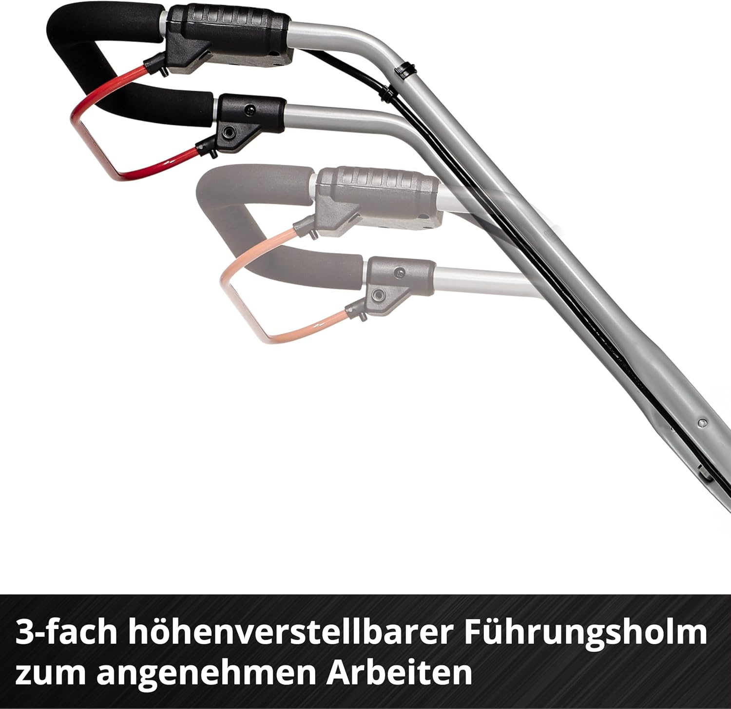 Einhell Akku-Rasenmher GE-CM 36/33 Li Kit Power X-Change (36 V, 33cm Schnittbreite, bis 250 m, 30L Fangkorb, 25-65 mm Schnitthhe, inkl. 2x 2,5 Ah Akkus + 2x Ladegerte)
