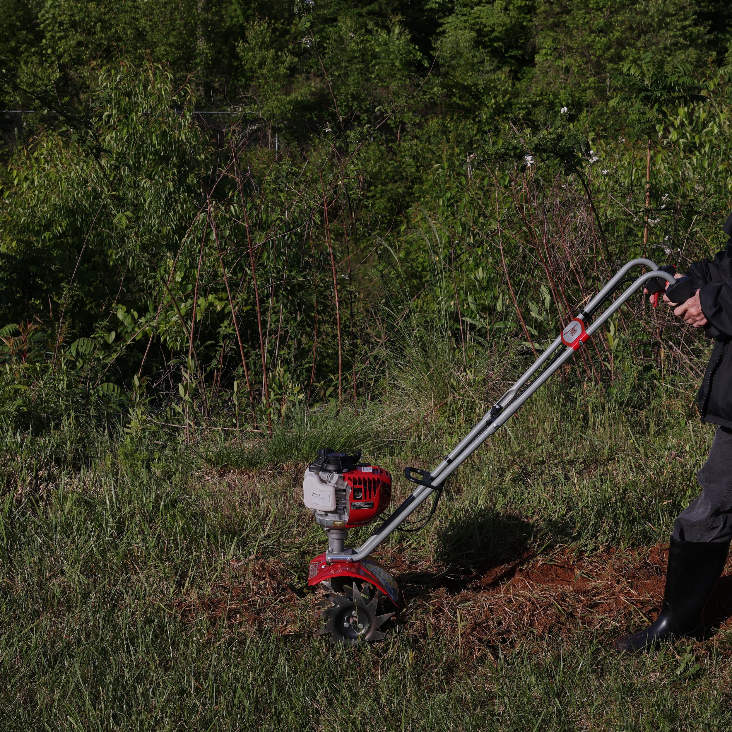 2025 MANTIS 7268 Mini-Tiller/Cultivator 25-cc 9-in Front-Tine Forward-rotating Tiller (CARB)