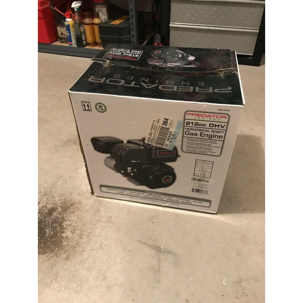 2025 Predator Horizontal Shaft Engine – 6.5 HP, 212cc