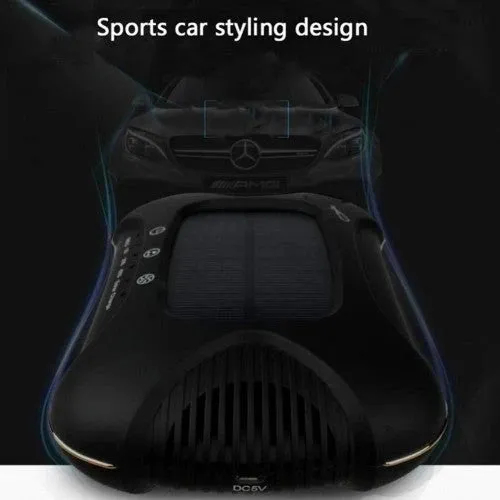 Air Purifier Aroma Diffuser Auto Mist Maker PM 2.5 Eliminator Car Air Purifier with Fresh Air Humidifier USB Air Purifier for Car with HEPA,White