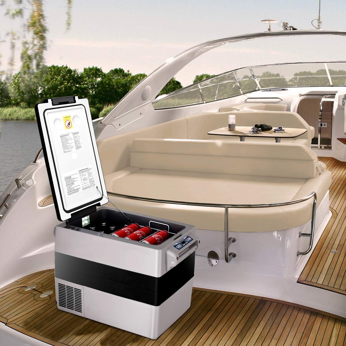 2025 44 Quart Portable Refrigerator/Freezer Compact Vehicle Car