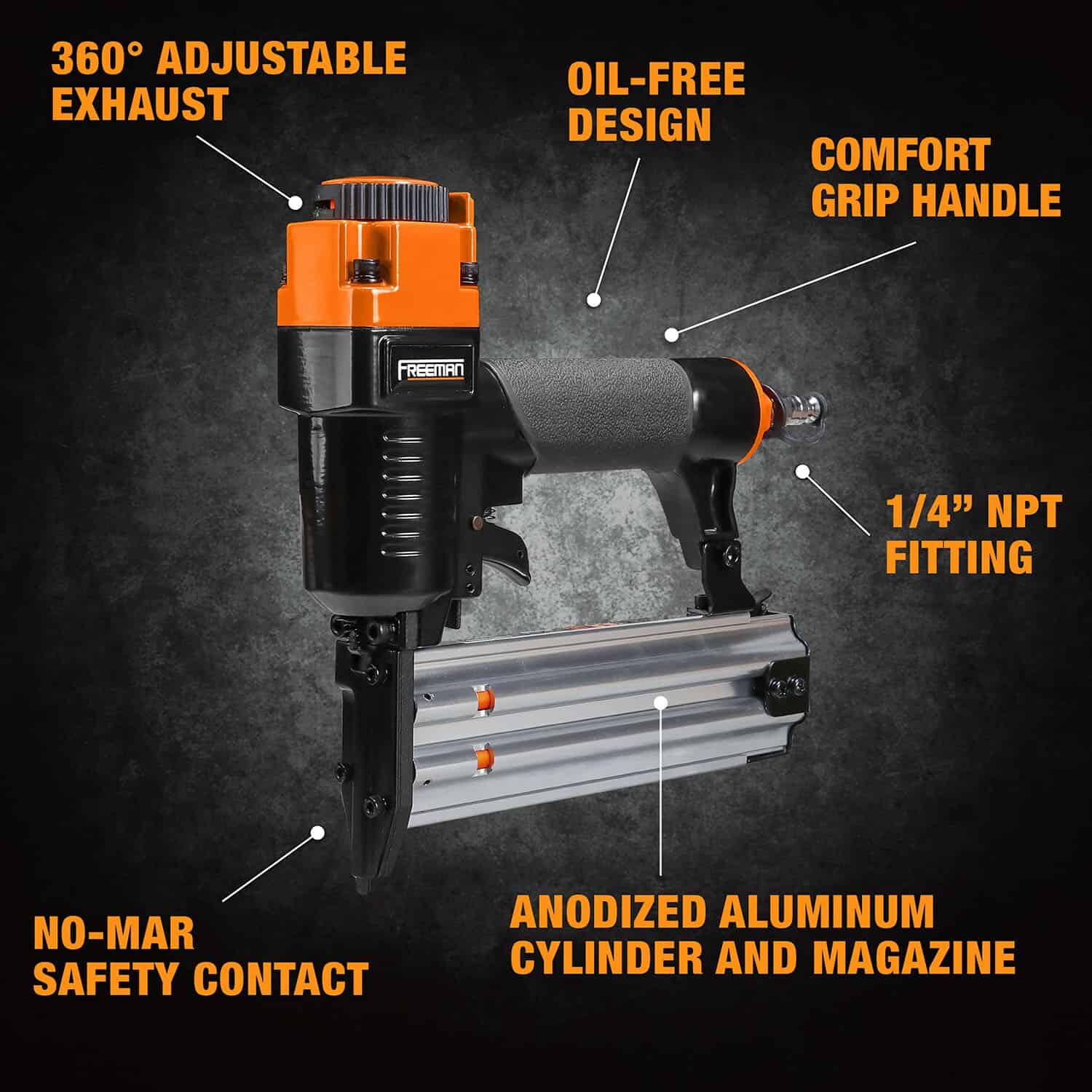 2-in 18-Gauge Pneumatic Brad Nailer