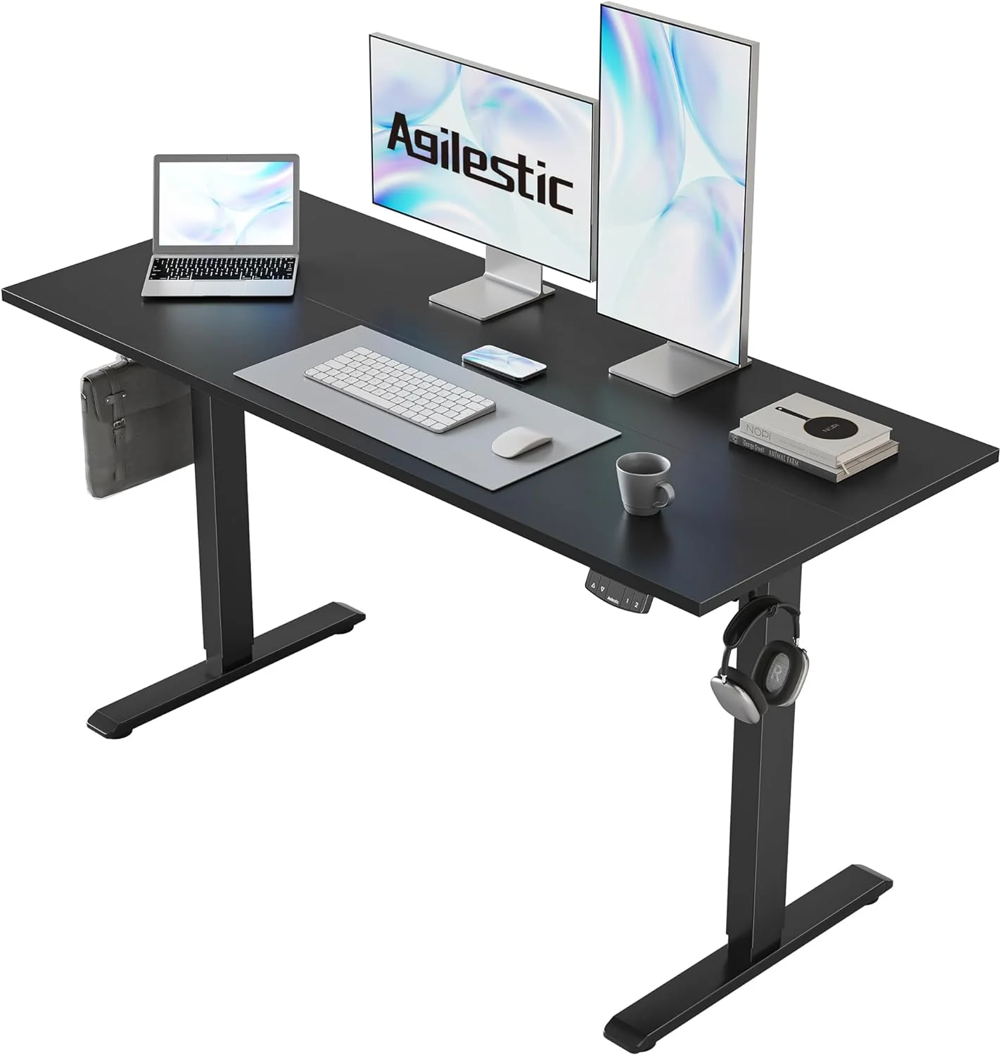 Electric Standing Desk 48 x 24 Inches Height Adjustable Desk