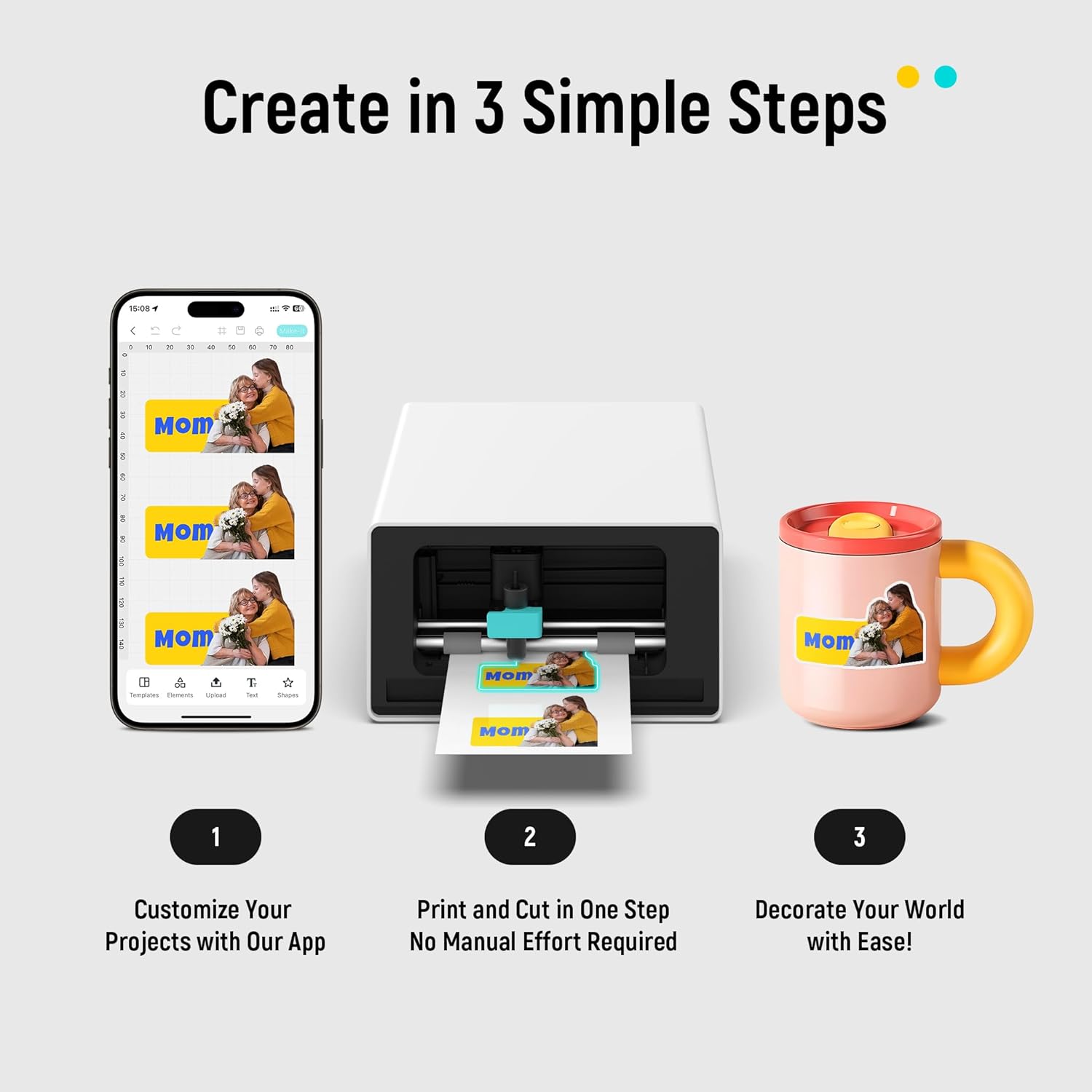 Pixcut S1 Sticker Printer & Cutting Machine