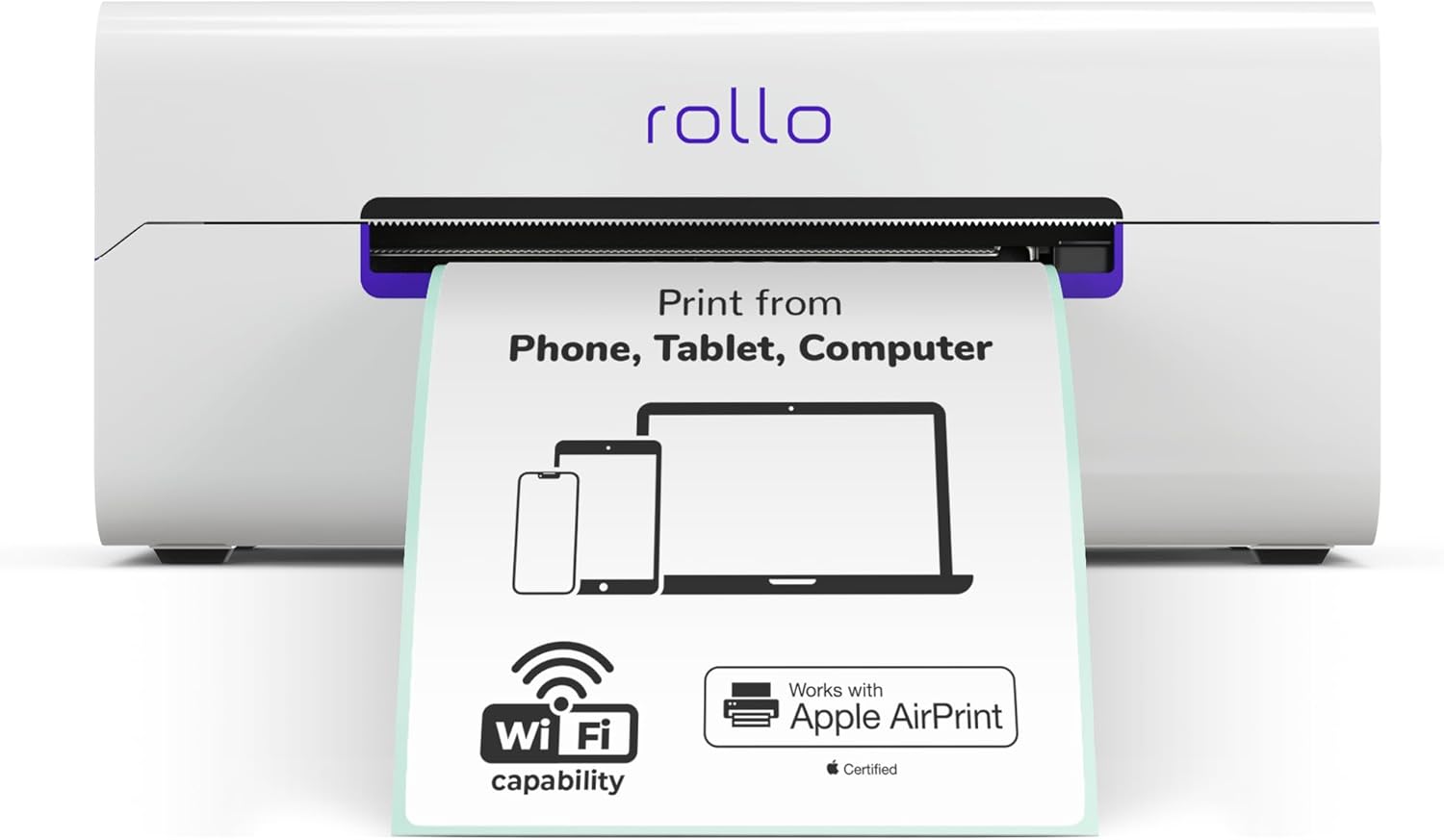 Wireless Shipping Label Printer – Wi-Fi Thermal 4×6