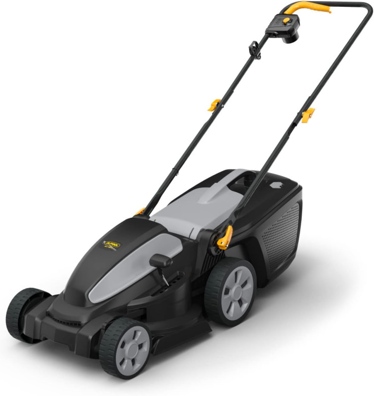 Alpina AL1 34 E Elektro-Rasenmher, Schnittbreite 34 cm, 1200 W, 35 L Kunststoff-Grasfangkorb