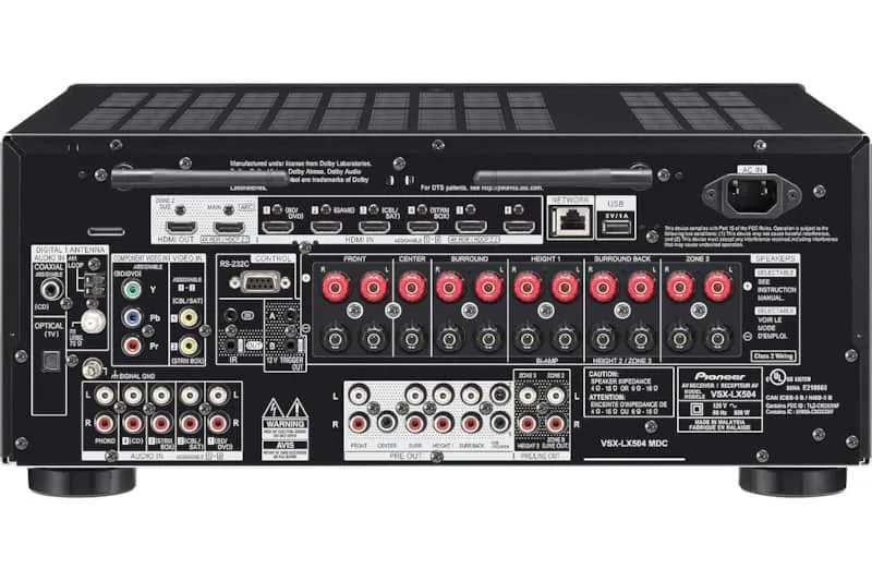 Elite 9.2-Channel Black Network AV Receiver