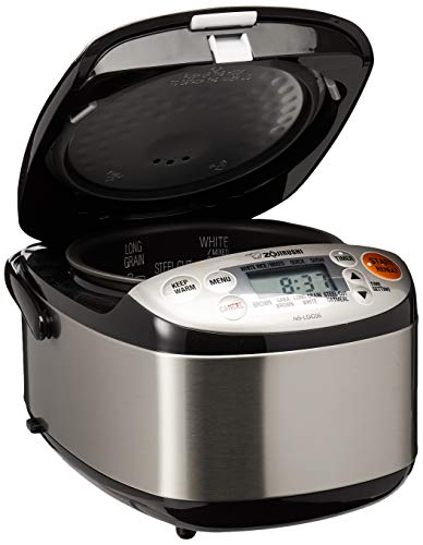 2025 Zojirushi Rice Cooker & Warmer, 3-Cups, Stainless Black