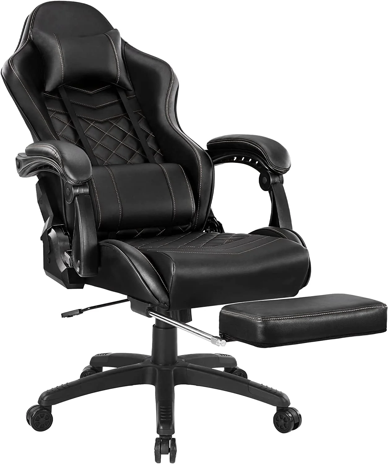 2025 Classic PU Leather Large and Tall Ergonomic Computer Chair