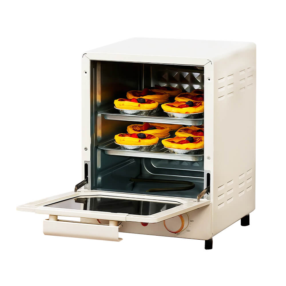 15L Three-Layer Integrated Vertical Oven Mirror Glass 1000W
