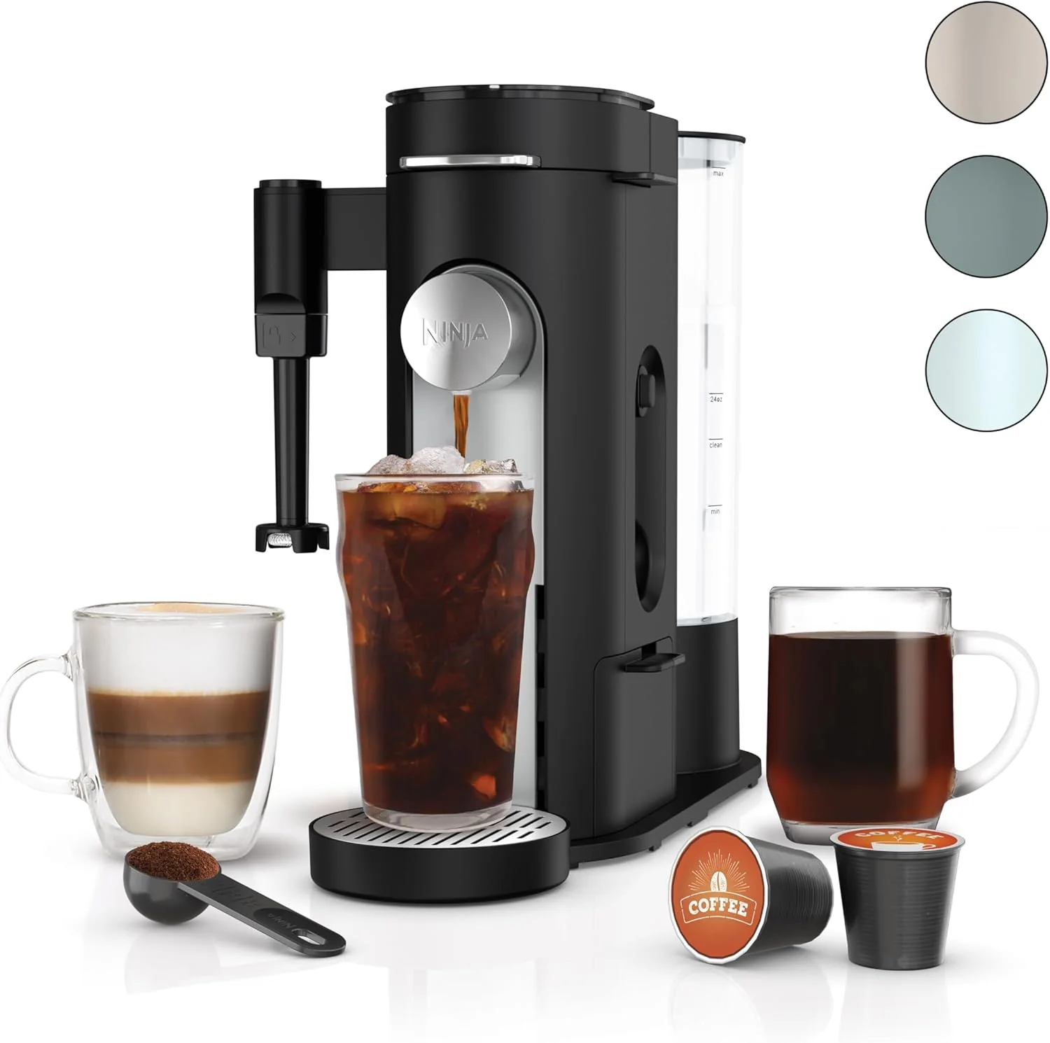 Coffee Maker Single Serve 56oz Removable Reservoir