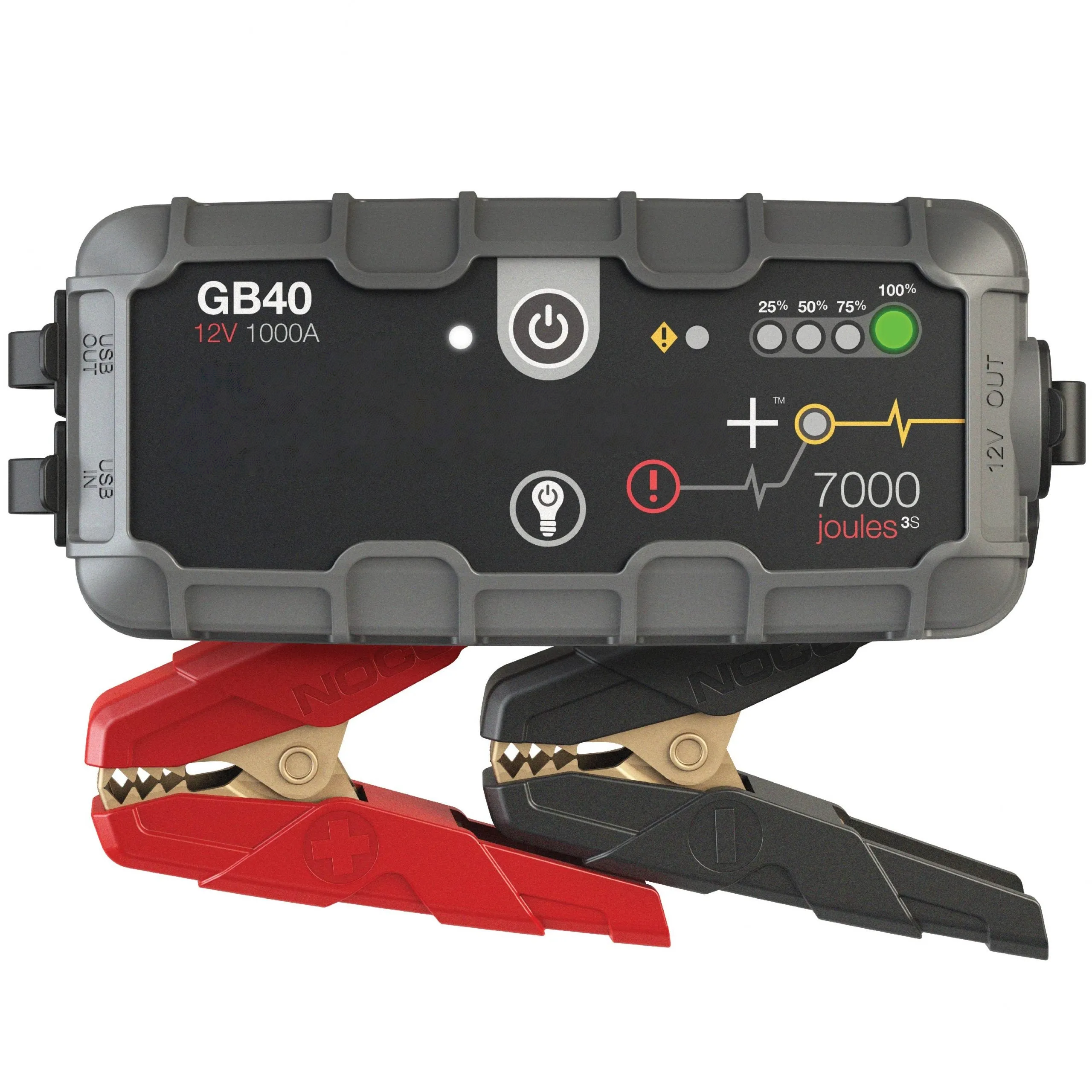 12V UltraSafe Lithium Jump Starter for up to 6L Gasoline and 3L Diesel Engines