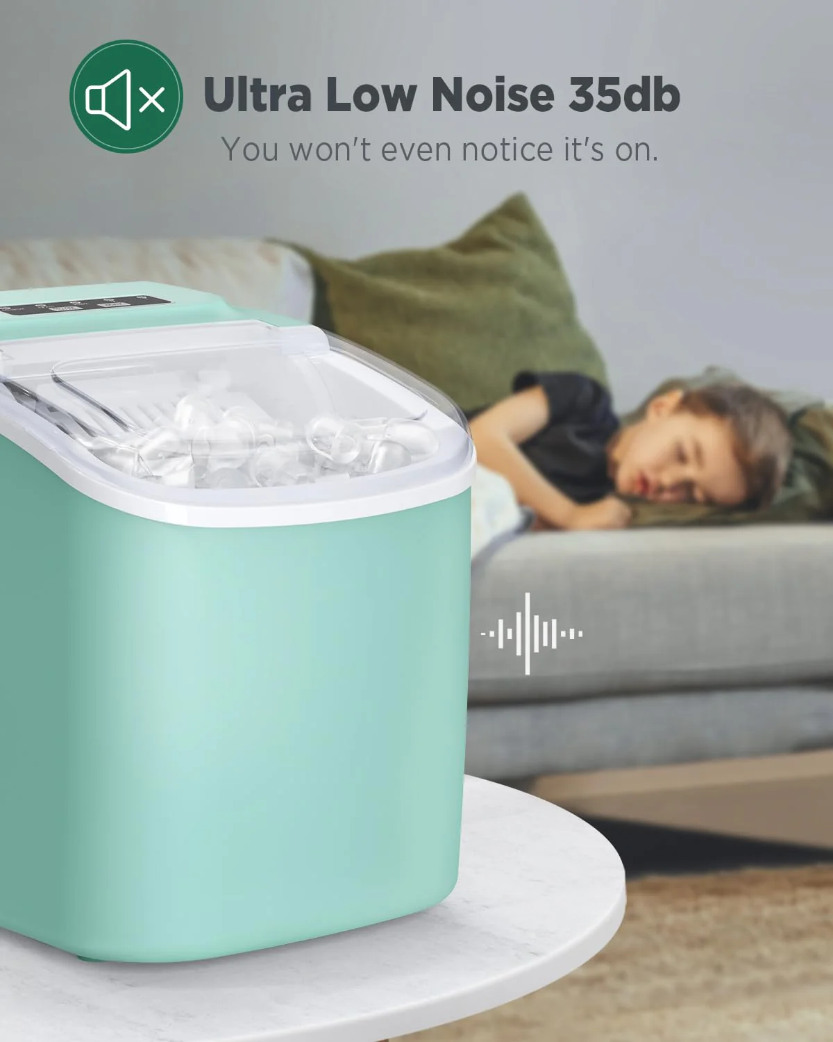 Ice Maker Countertop Silonn Chewable Pellet Ice Machine