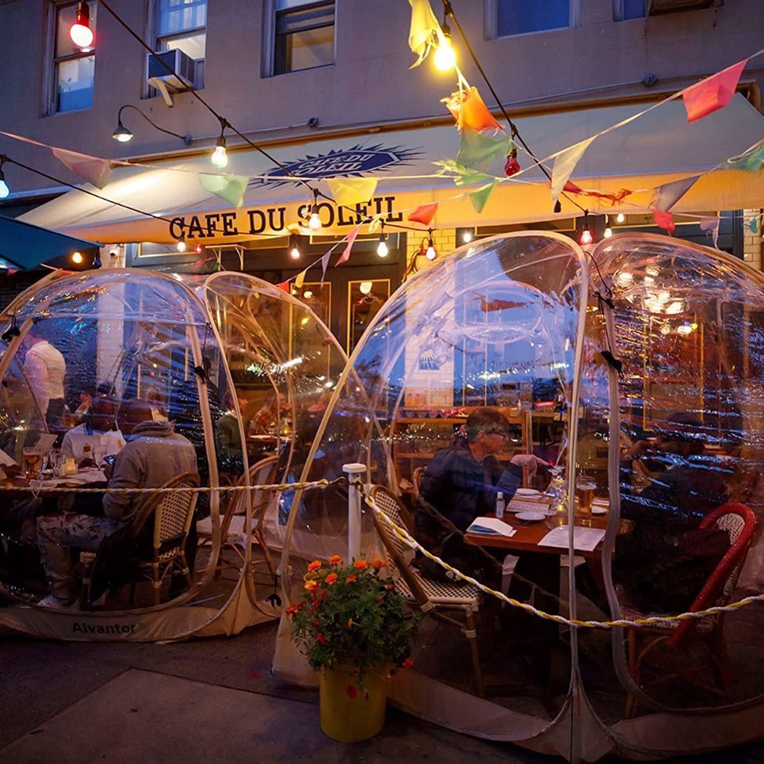 Bubble Tent Pop Up Gazebo, 8-10 Person Igloo Dome Garden Patio Canopy Shelter