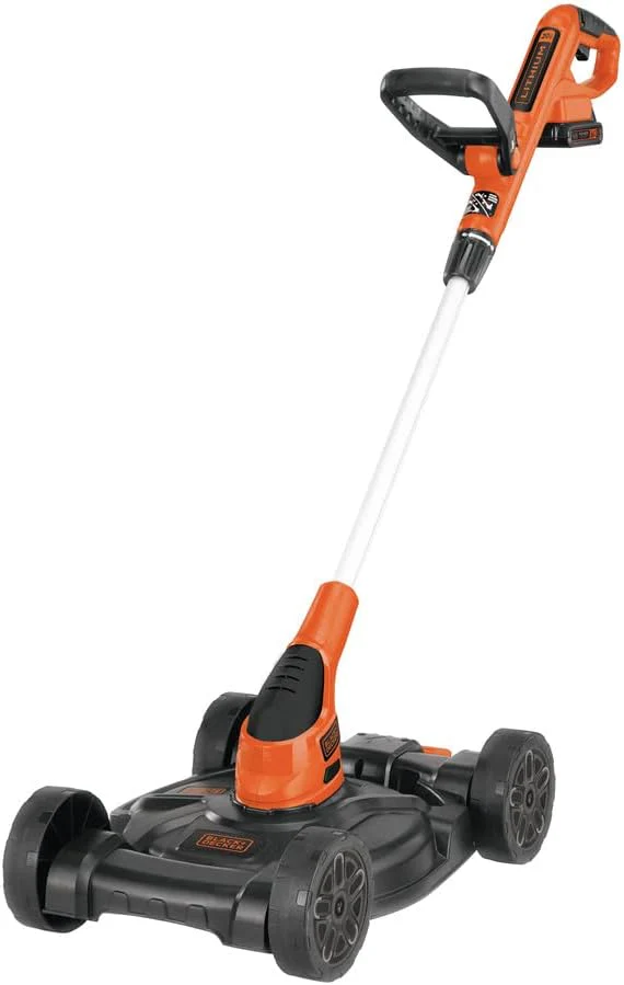 Combination String Trimmer, Lawn Mower, and Edger, Cordless 3-in-1