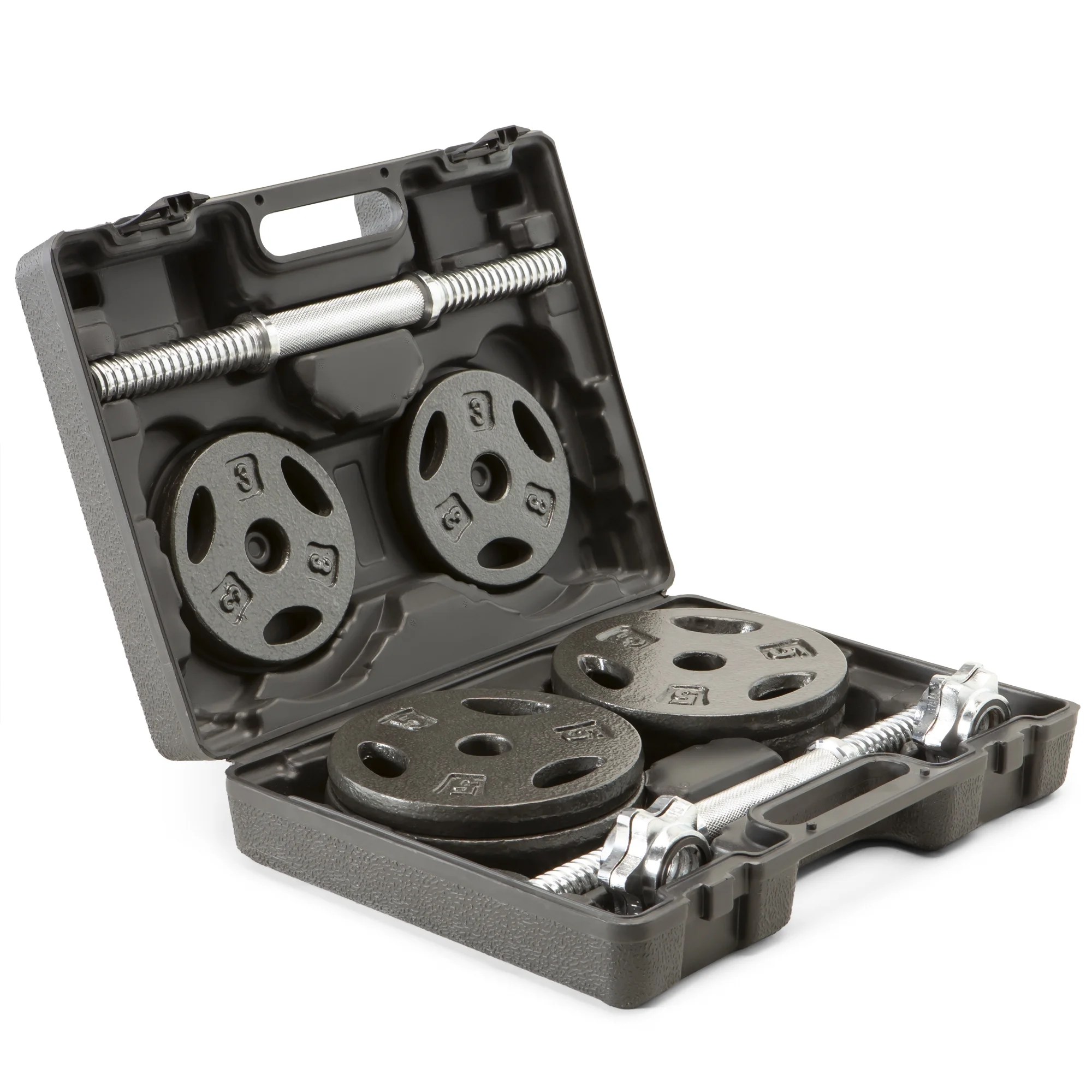 Marcy 40 lbs. Adjustable Dumbbell Set with Carrying Case ADS-42