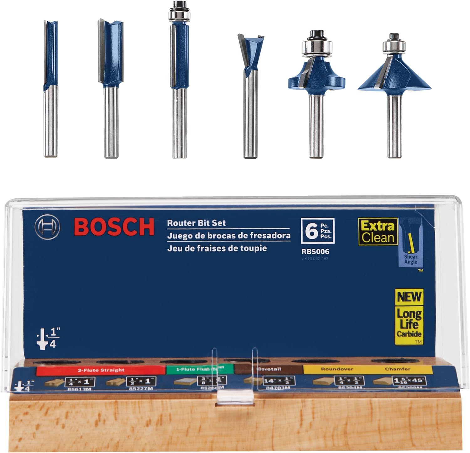BOSCH 1617EVSPK Wood 12 Amp Router Tool Combo Kit – 2.25 Horsepower Plunge Router & Fixed Base with a Variable Speed