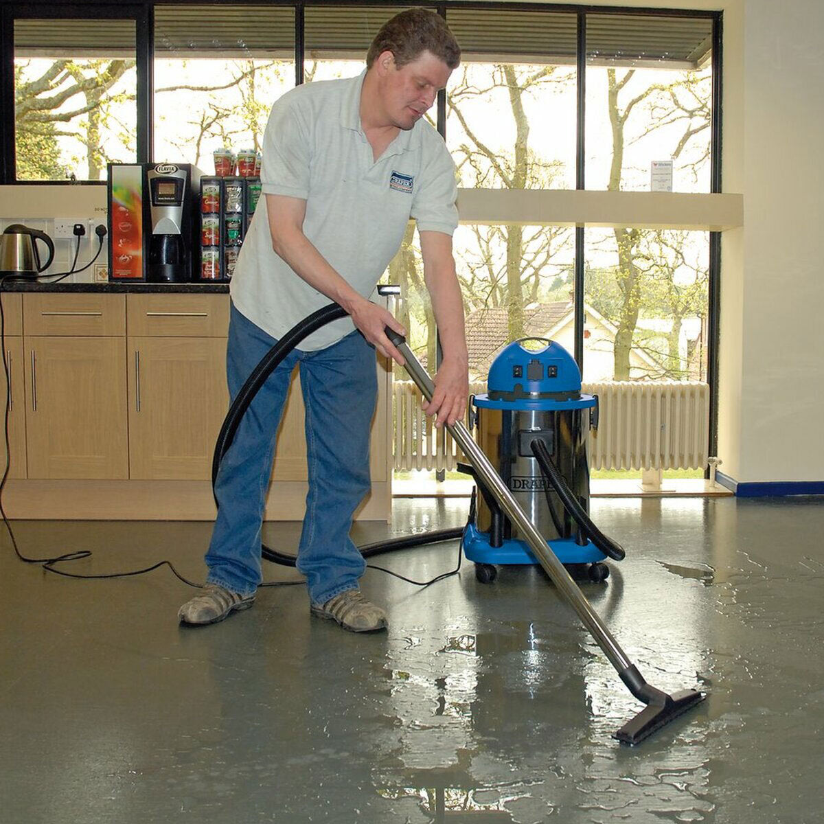 Wet Dry Vacuum Cleaner, 50 Litre with 5 Metre Hose