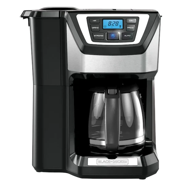 12-Cup Black/Stainless Residential Drip Coffee Maker